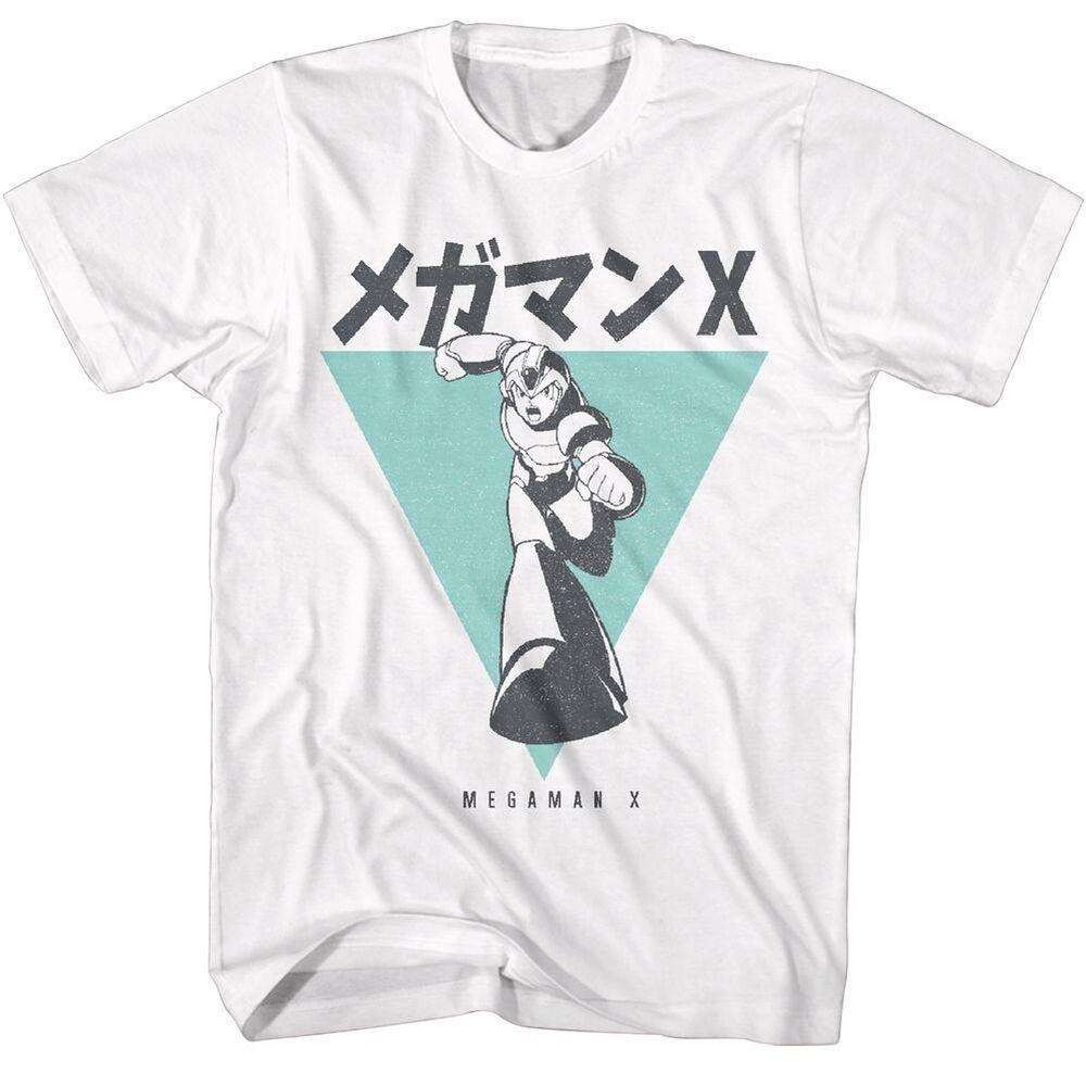 Mega Man Incoming White T-Shirt