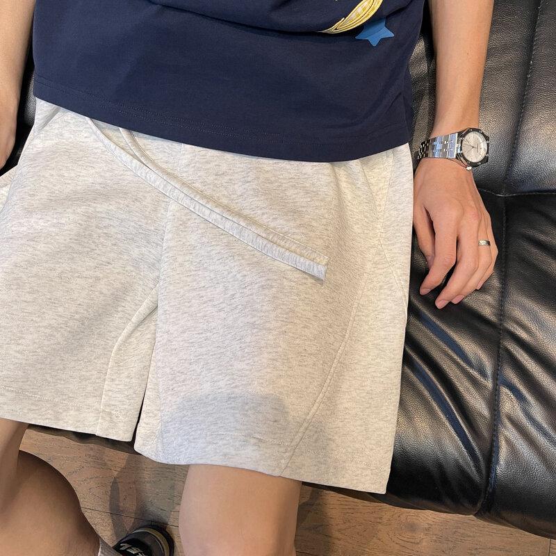 Men's Casual Straight-Leg Cotton Blend Shorts