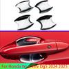 For Honda Wr-v Wrv Dg5 2024 2025 Car Accessories ABS Chrome Door Handle Bowl Cover Cup Cavity Trim Ert Catch Molding Garnish