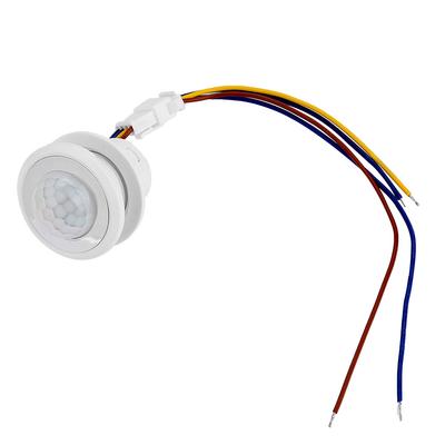 Pan HW08F LED Automatyczny Czujnik Ruchu na Podczerwień Włącznik 140W 45*40mm