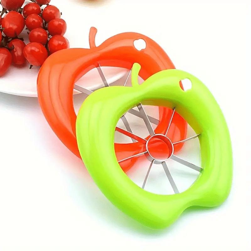 1pc Stainless Steel Apple Slicer - Manual, Square Blade, Kitchen & Dining Tool, Ideal for Outdoor/Camping, Outdoor kitchenware