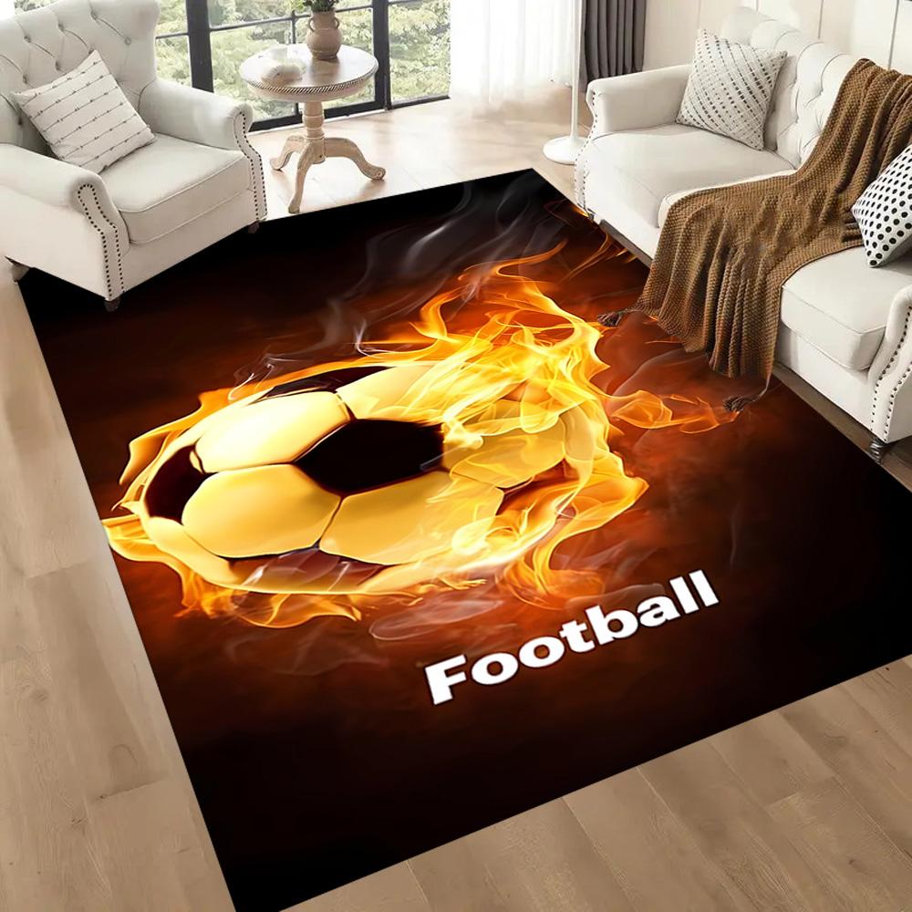 Sports Ball Pattern Floor Mats for Living Room, Bedroom and Room Decoration Are Suitable for Gifts.
