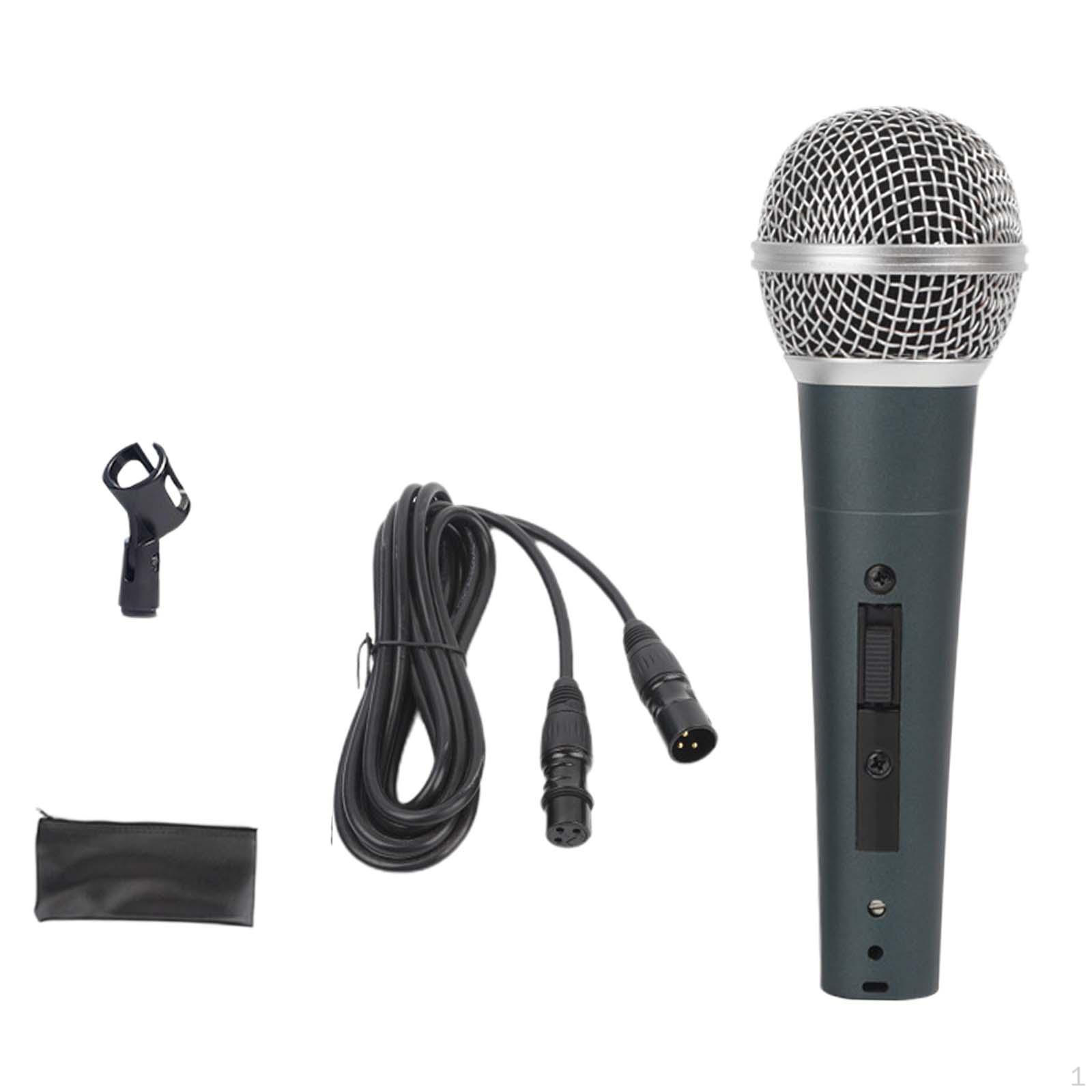 

Dynamic Cardioid Wired with on/Off Switch for Handheld Use Dark Cyan Mic Set B