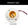 Smartly E27 Screw Base Detectors Light Socket Sound Light Control Light Socket for Energy Efficient Indoor Outdoor Use