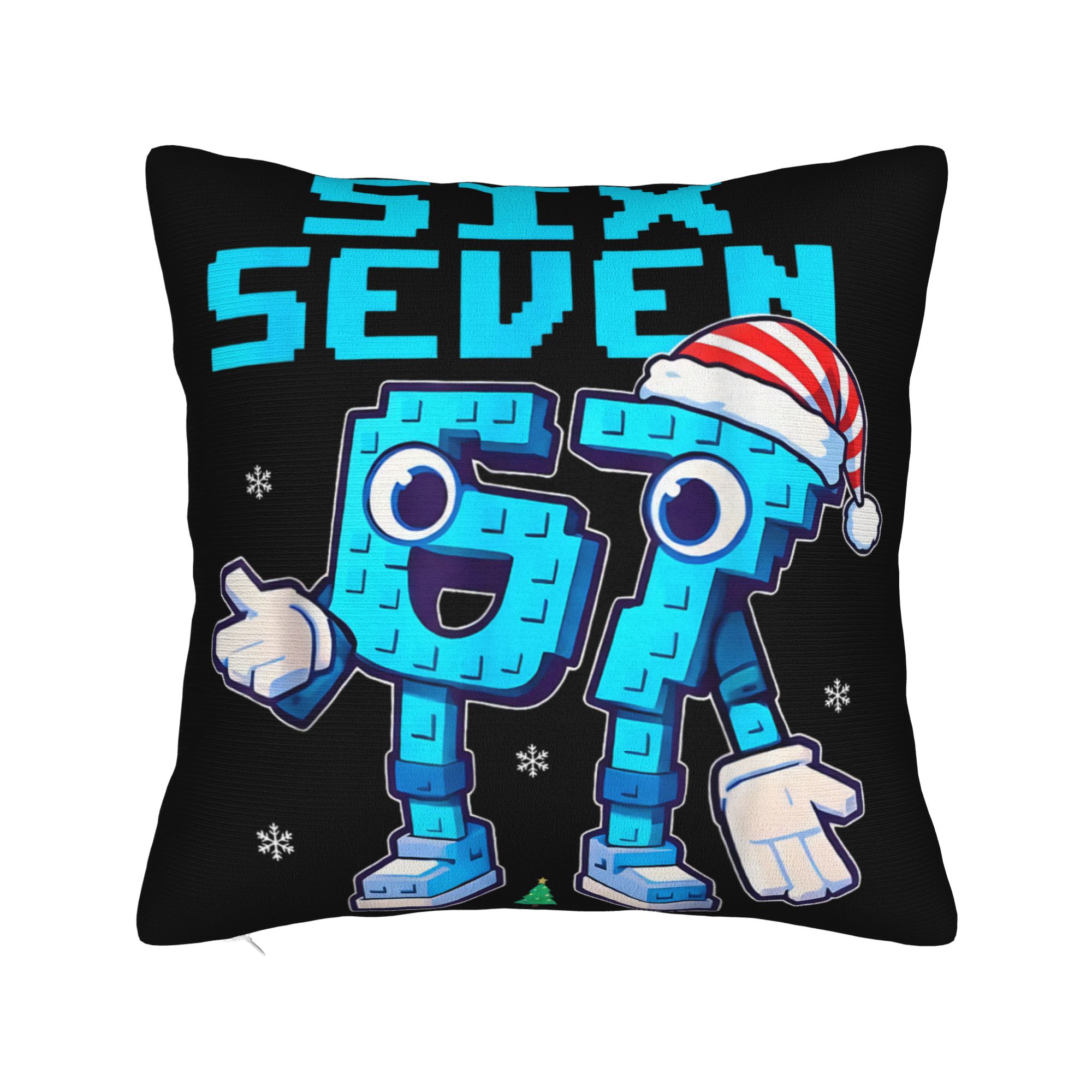 67 Шесть Семь Итальянский Мозголом 6 7 Смешная Мем Подушка Чехол Современный Чехол Для Подушки Мягкие Наволочки Для Дивана Домашний Декор 12x12Inch