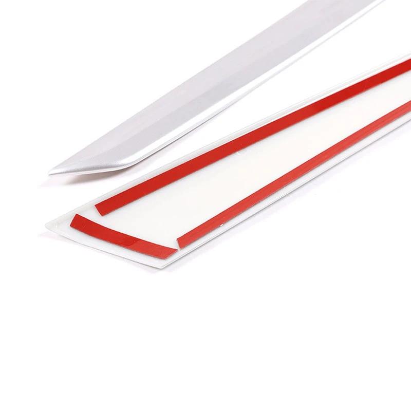 Para Mercedes Benz Clase C W204 2008 2009 2010 2011 2012 2013 ABS textura de carbono cubierta protectora de Panel de ventana de puerta Interior