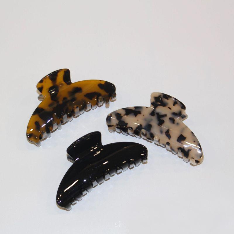 1pc Danish French Sweet Large New Hairpin Large Women's Acetic Acid Grab Clip Premium Shark Clip Hair Clip