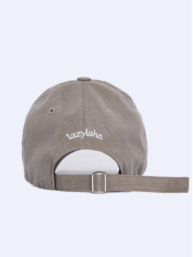 LAZY LAKE Vivre Sa Vie Ball Cap Brown