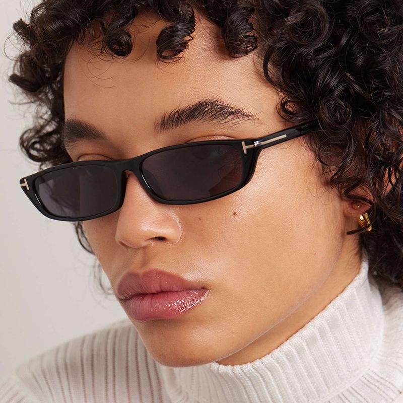 Small Frame Sunglasses for Women Retro Rectangle Sunglasses Polarized Fashion Shades Eyewear Summer Outdoor UV400 Sun Glass