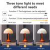 Mushroom Portable LED Table Lamp USB Wireless 3color Dimming Rechargeable Touch Night Light Mood Desk Lamp for Bedside Hotel