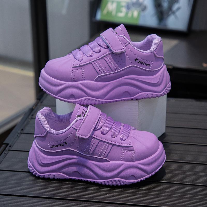 Children's shoes women's 2025 spring and autumn new casual boys' niche sports platform bread shoes children's versatile