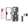 For Oppo Reno13 Pro 5G Case PC + TPU Shockproof Phone Cover with Kickstand
