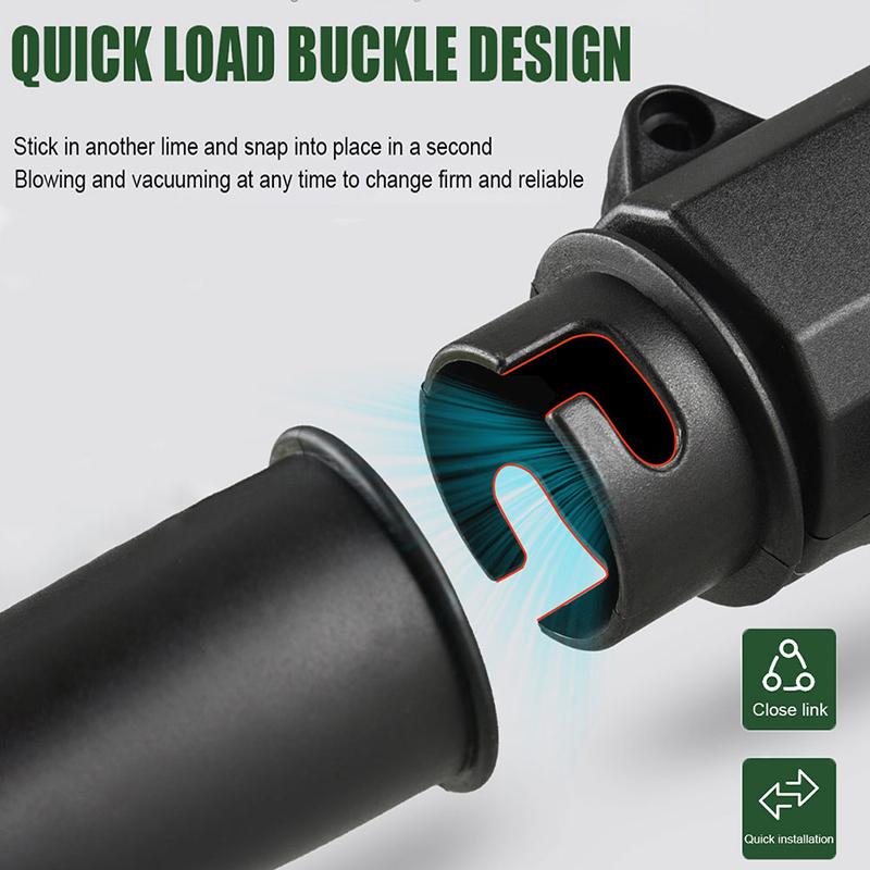 2-in-1 Converter Tool Angle Grinder Converted Into Blower Vacuum Cleaner Kit Blow Suction Sawdust Dust for Your House Accessory
