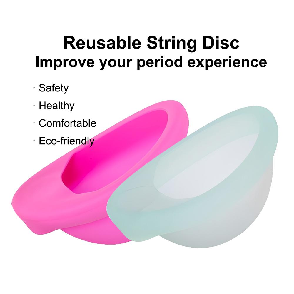 Menstrual Cup Menstrual Disc Reusable Period Cup Made for Comfortable Leak-Free Protection Up to 12 Hours