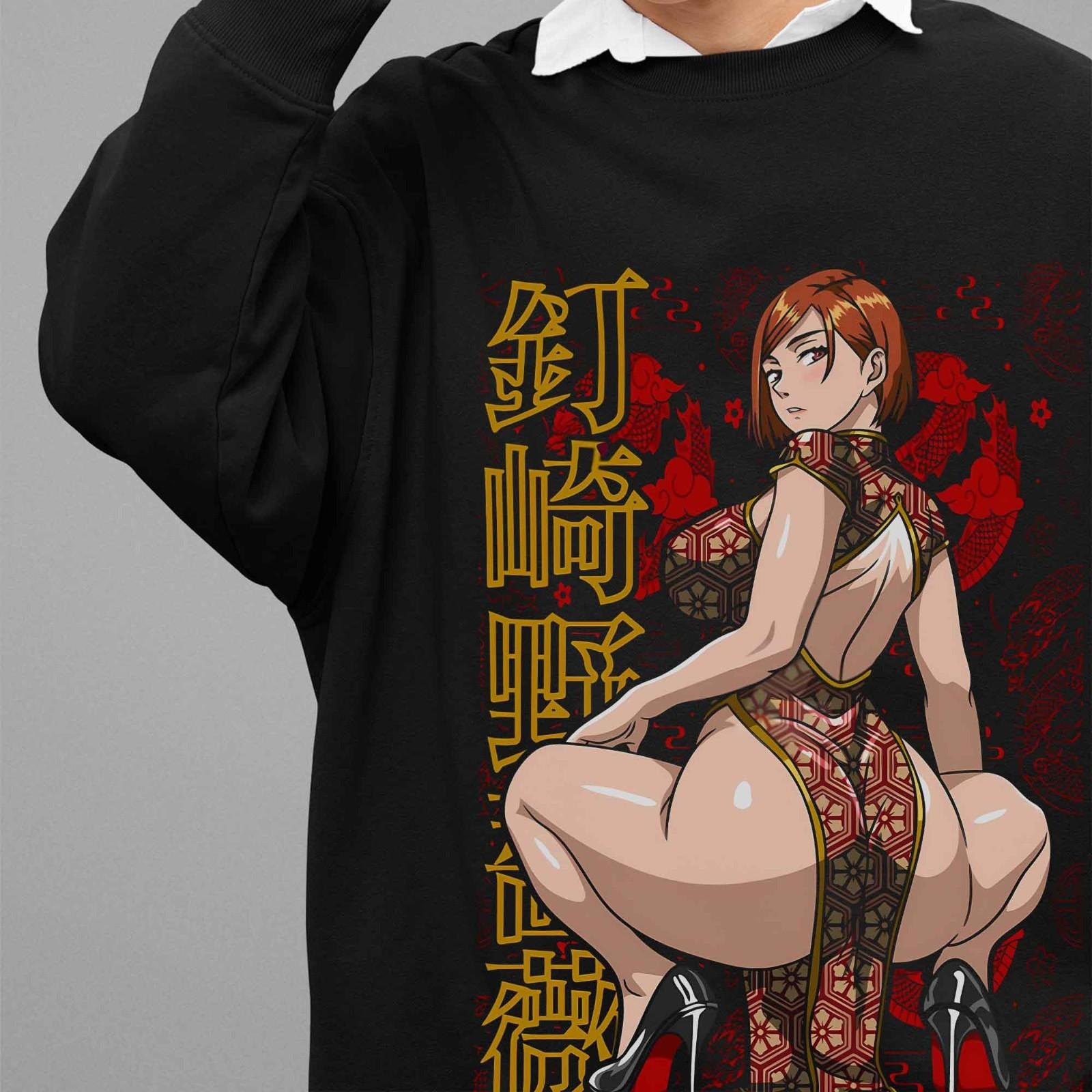 Худи Jujutsu Kaisen Свитер Нобара Кугисаки Свитер JJK Аниме Пуловер Юдзи Сукуна 4XL