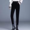 Women's Velvet Skinny Pants  Autumn Winter High-Waist Slim Fit Stretch Velvet Leggings Outwear
