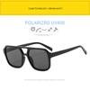 Trendy Ins Style Square Aviation Sunglasses UV400 Protection Big Frame Sun Glasses Black Shades for Women & Men