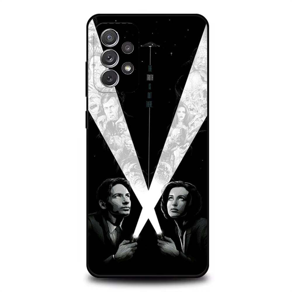 Movie The X-X F-Files Phone Case For Samsung S 25,24,23,22,30,21,10,9,Ultra,Plus,Lite,FE,4,5G Black Soft Case