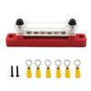 150A Amperage M6 Bus Bar Compact Design Compatible With Various Vehicles Continuous Amperage 150A DC Electrical Wiring