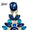 Long-lasting Shine Earrings 1 Pair Drop for Women Geometric Exaggerated