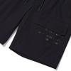 INTERCREW Lettering Pocket Crotch Shorts Black Ity2Ps04Abk