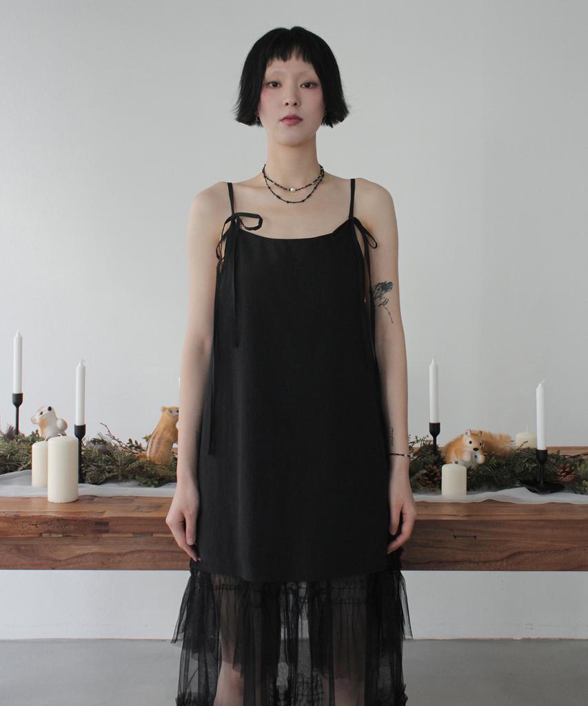 RUBATI Tulle Layered Maxi Dress_Black