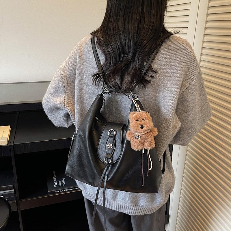 Premium Single Shoulder Messenger Bag Women's 2025 New Casual and Versatile Student Large-capacity Commuting Double Shoulder Tote Bag