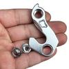 Aluminum Bicycles Lugs Mountain Road Bike Tail Hook Lugs Tail Hook Rear Derailleur Hang Hook  Frame Repair Accessories