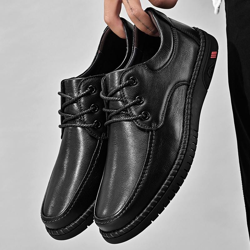 Fashion Genuine Leather Men Loafers Soft Cowhide Mens Casual Shoe Man Footwear High Quality Oxford Shoes Business Walking Shoes Sneakers