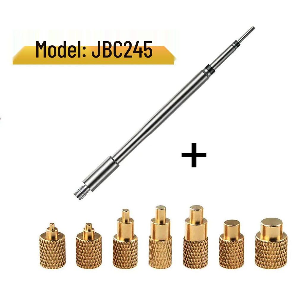 Universal Soldering Iron Hot Melt Nut Press Head for C245/T80P/T90B Inlay Nut Insertion - 3D Printer Accessories