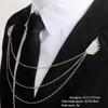 Baroque Rhinestone Pearl Corsage Necklace Brooch - Retro British Court Suit Accessory