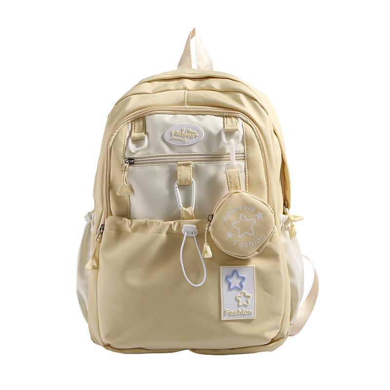 2025 Korean-Style Women's Backpack: Large Capacity, Stylish School Bag for Junior High Girls