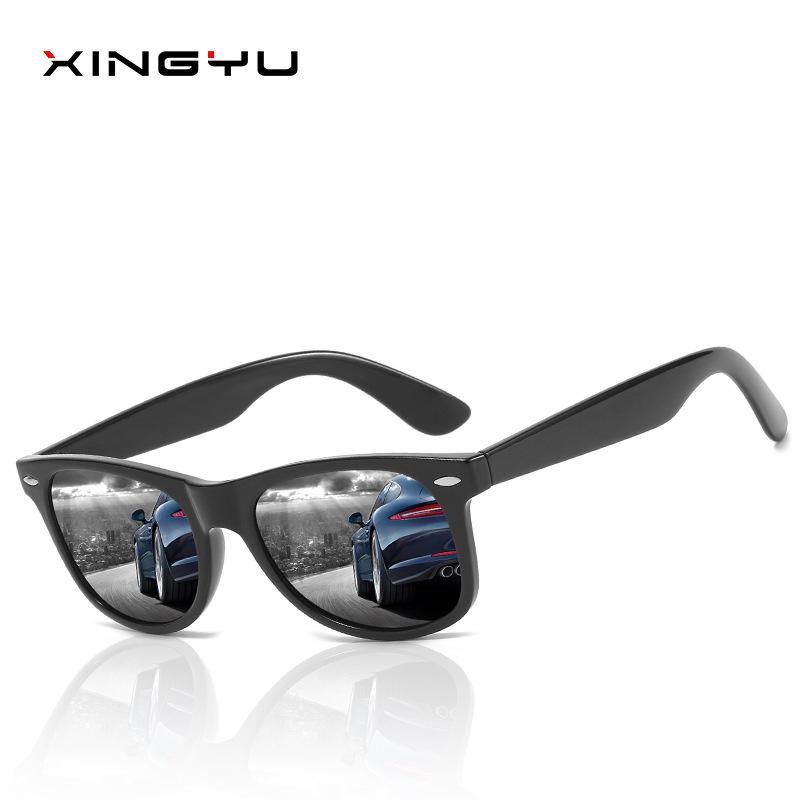 European and American Men's and Women's Polarized Sunglasses with Color Mirror Lens Outdoor Eyewear for Driving & Fishing