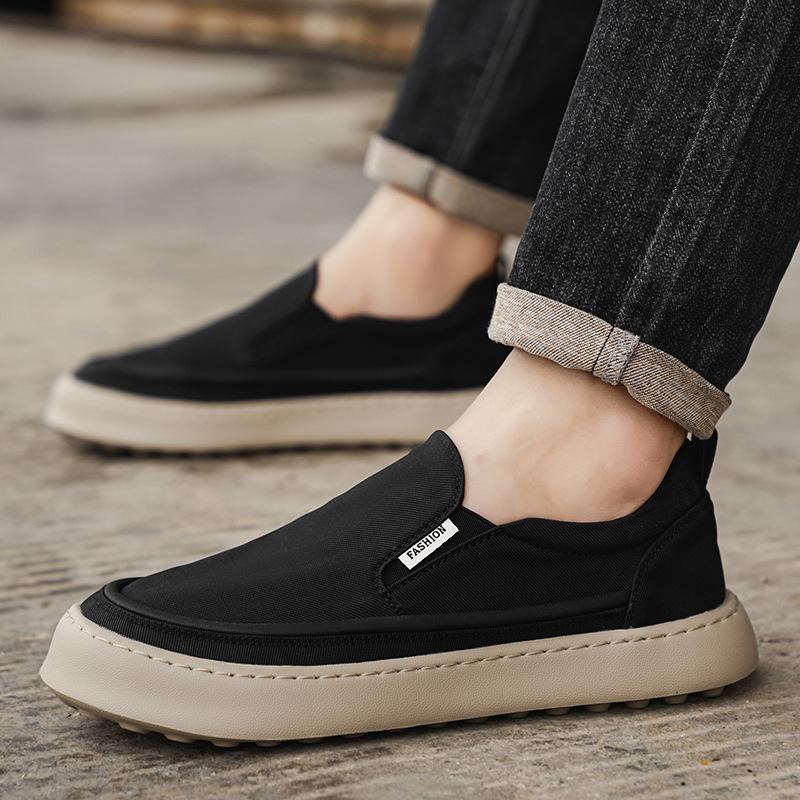 Men's shoes breathable casual low-top board shoes men's summer new outdoor one-pedal thick-soled lazy sports trendy shoes