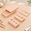 Clay Ball Shaping Tool with Arched Grooves and Middle Piercing Openings for Round Jewelry and Craft Components