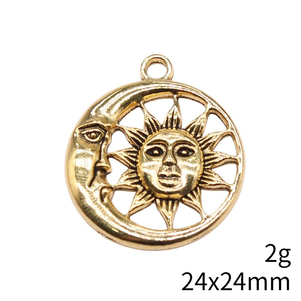 Wedding Anniversary Charms Bag Sun Moon Charms Pendant Items Pendant Set
