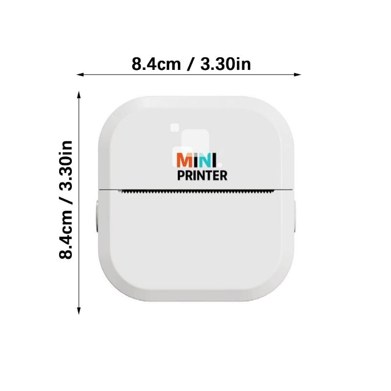 High Definition Portable Label Printer For Students Homework Sticker With OCR Wireless Scanner Rechargeable Battery