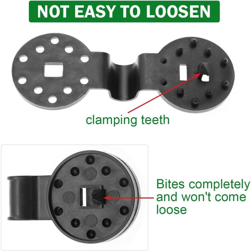 10 PCS Shade Cloth Clips-Round Plastic Sun Shade Clip,Shade Cloth Heavy Duty Lock Grip for Sun Shade Net,Gardening Shade Cloth,Anti Netting Windproof