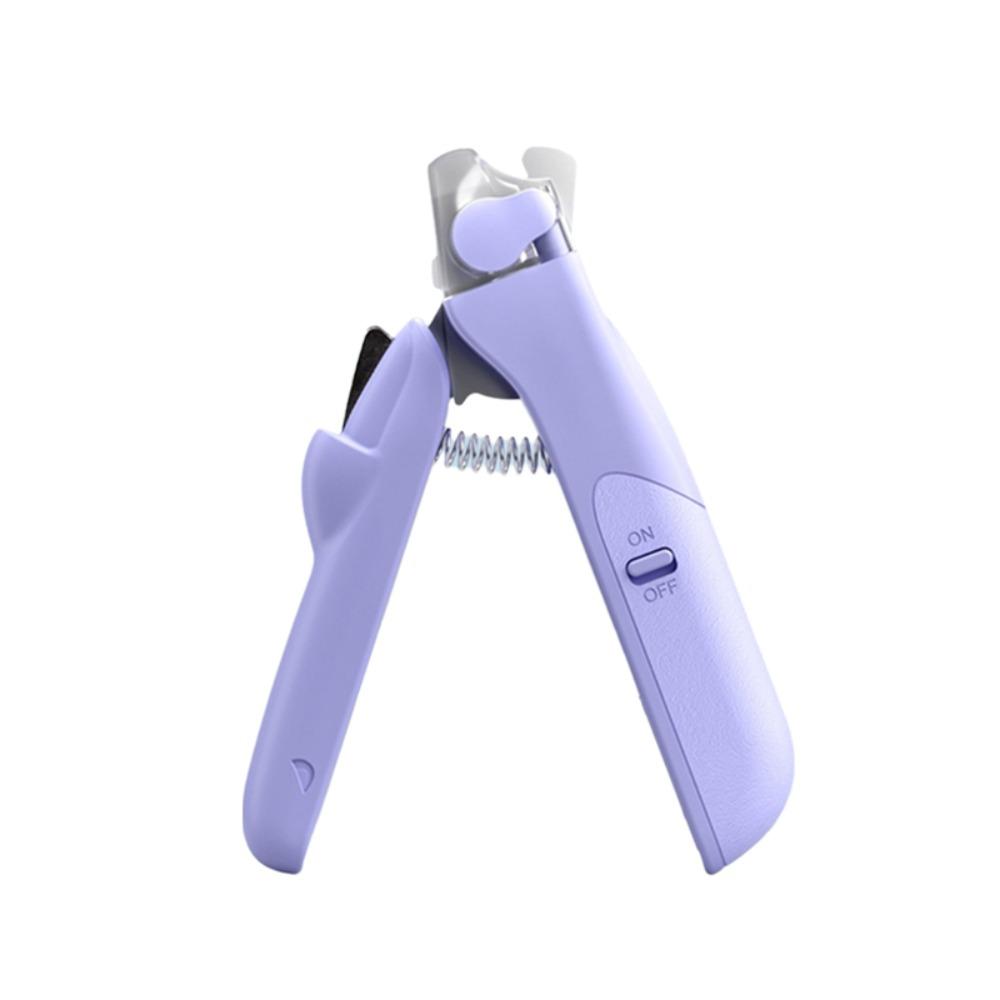 

High Hardness Pet Nail Trimmer With LED Dog Toenail Trimmer Pet Nail Cutter For Puppy Cat Rabbit фиолетовый