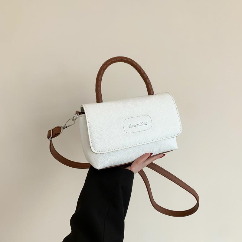 Trendy Chic Colorful Texture Minimalist Summer Women s Bag 2024 New Fashion Urban Style Small Square Bag коричневый