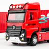 1/50 Diecast Metal Container Truck Transport Car Model Alloy Engineering Transport Truck Vehicle Semi Trailer Car Model Kids Toy