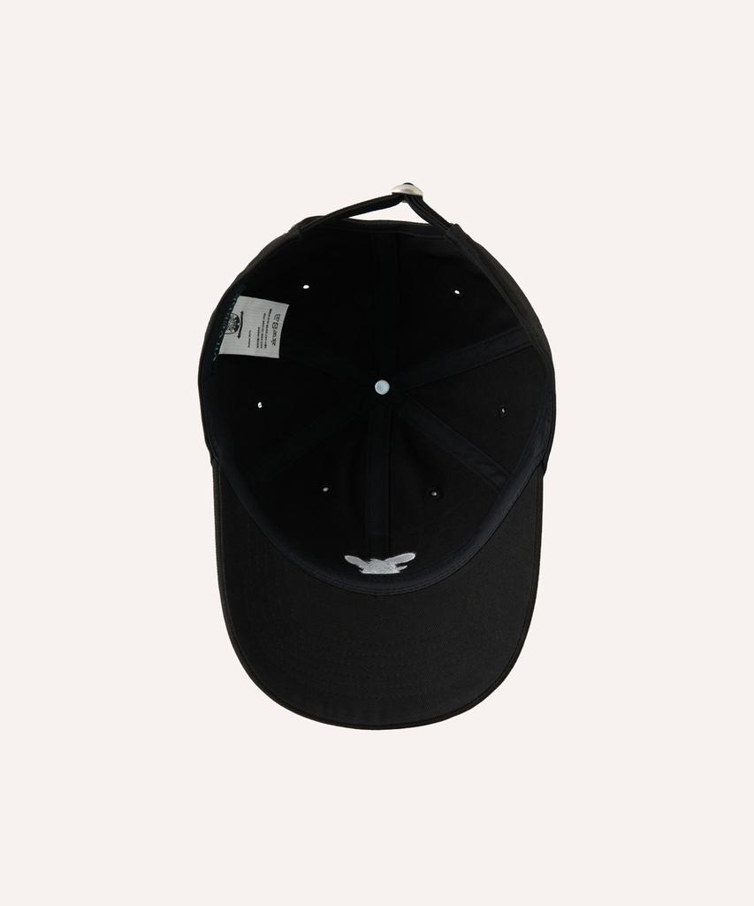 Bibeleude Embroidered Cotton Ball Cap 002 Black