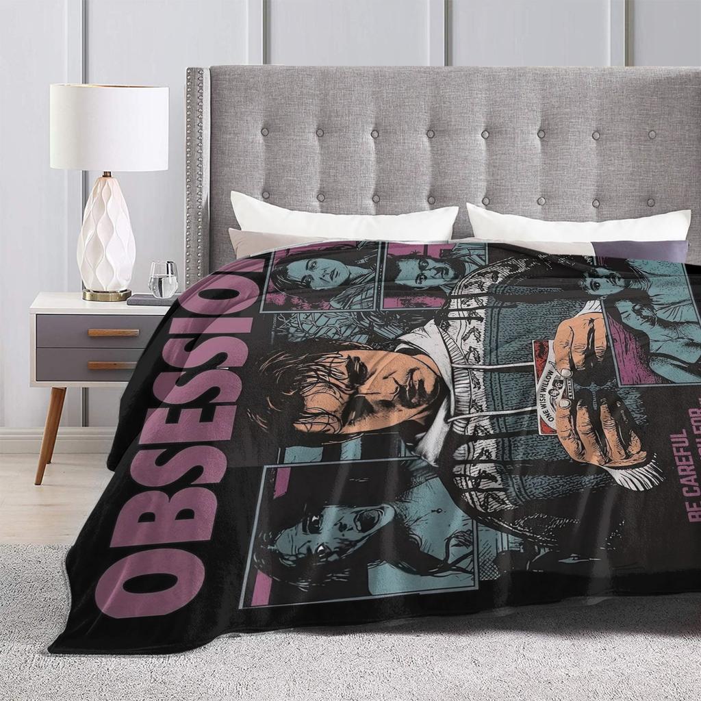 Obsession Movie Horror Film Blanket Flannel Decoration Multi-function Ultra-Soft Throw Blanket for Bedding Office Bedspread
