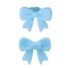 2Pcs Nonslip Silicone Bowknot Headphone Accessories Secure Running Gym Activities Comfortable Wear Decoration Gift