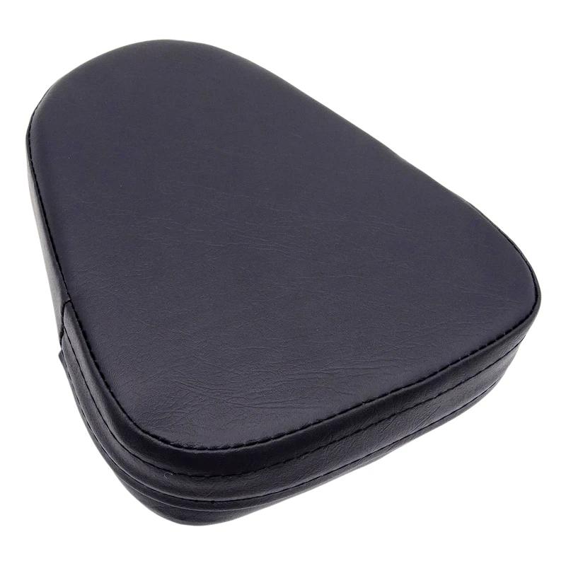 Universal Motorcycle Passenger Seat Rear Pillion Back Pad Backrest Pad Sissy Bar Cushion For Harley Sportster Honda Yamaha