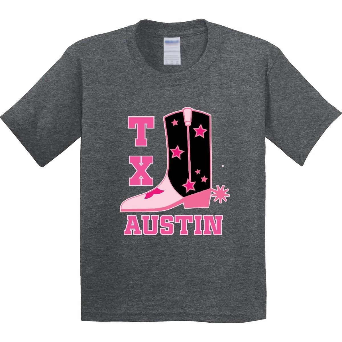 

Inktastic Austin Texas Cowgirl Youth T-Shirt City Cities Cute Tee Kids Children 100