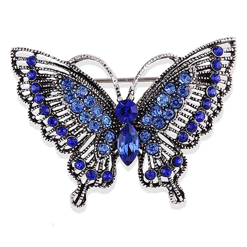 Vintage Butterfly Brooches For Women Coat Jewelry Party Ornaments