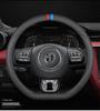 Anti-Slip Leather Steering Wheel Cover for MG5, MG6, MG3, ZS, HS, Roewe - All Seasons
