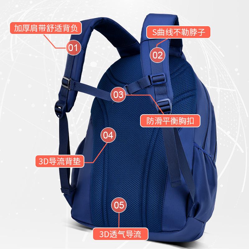 Baby primary school schoolbag, male light leisure children's backpack large capacity student schoolbag