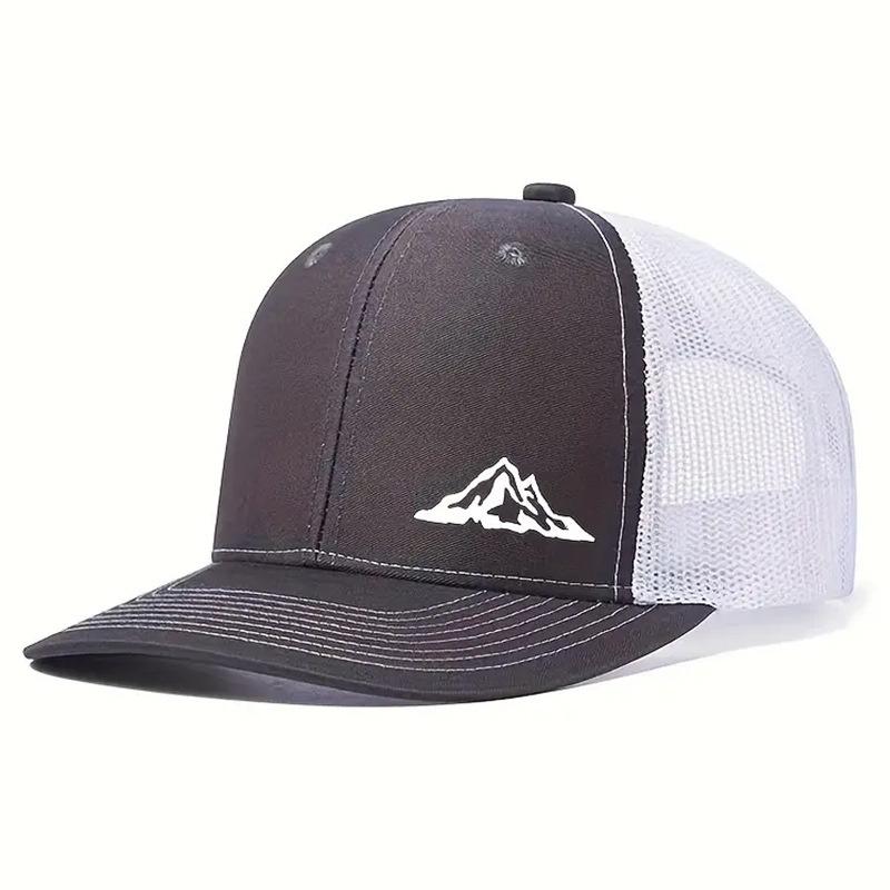 Hochwertige Netzmütze Unisex Sommer Bedruckte Hügel Baseballkappe für Männer Frauen Atmungsaktive Outdoor Straßenmütze Verstellbare Trucker-Kappe